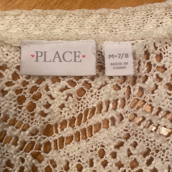 Girls white cardigan - Picture 2 of 4